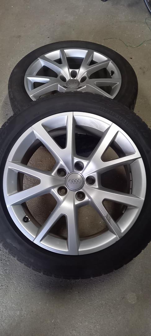 Velgen 18'' Audi met winterbanden