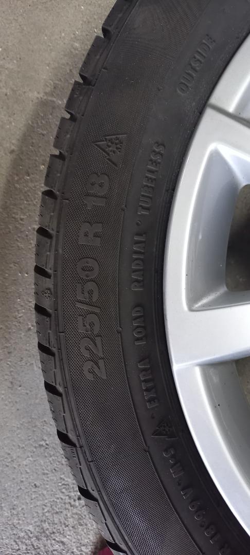 Velgen 18'' Audi met winterbanden 