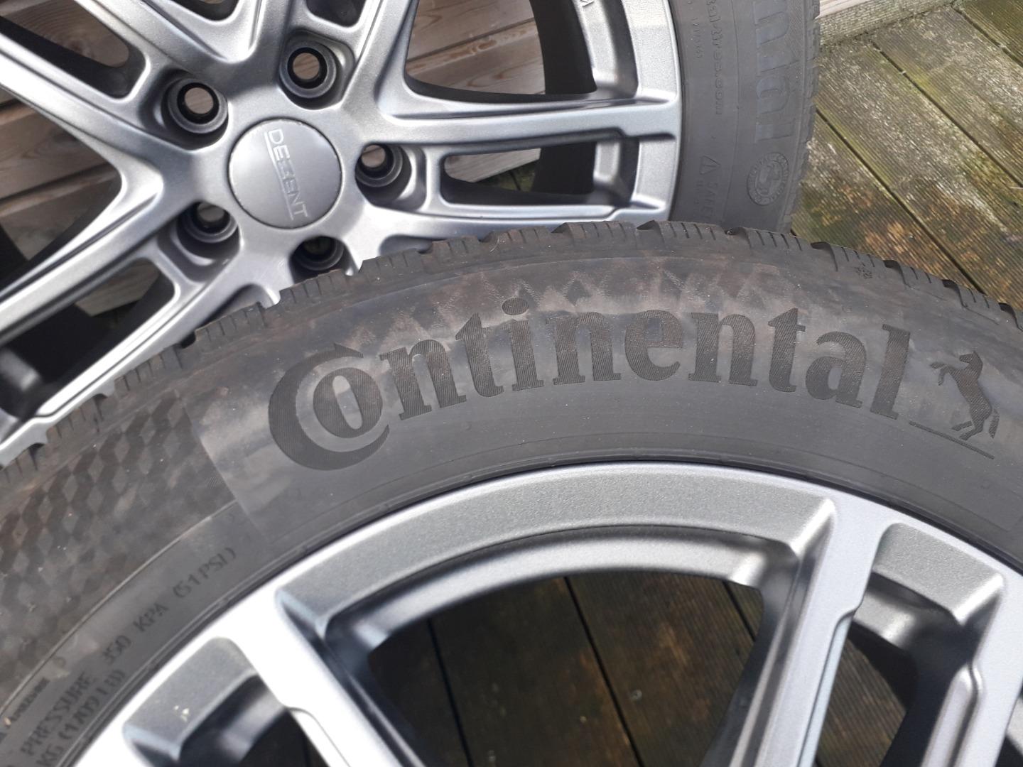Winterbanden op velg van Volvo V60