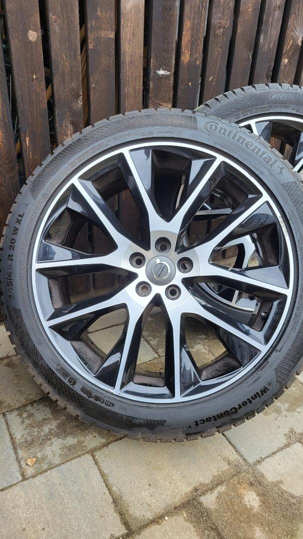 volvo aluminium velgenset Matt Black Diamond Cut 