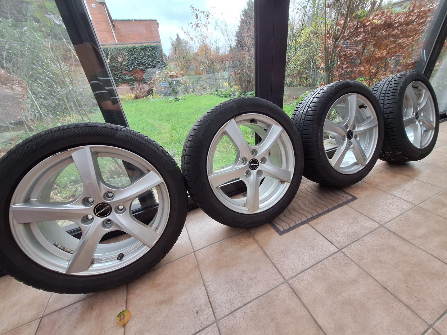 Velgen + winterbanden