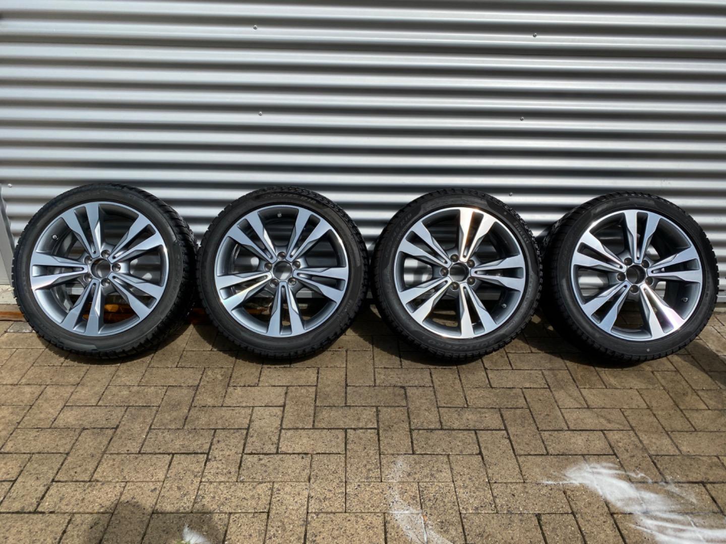 Orignele Mercedes velgen 18” met Pirelli winter