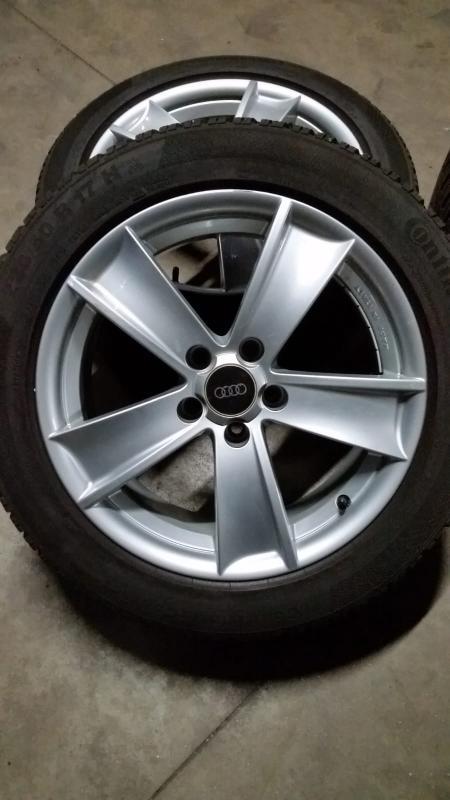 Set winterbanden voor Audi A4, A5, A6.