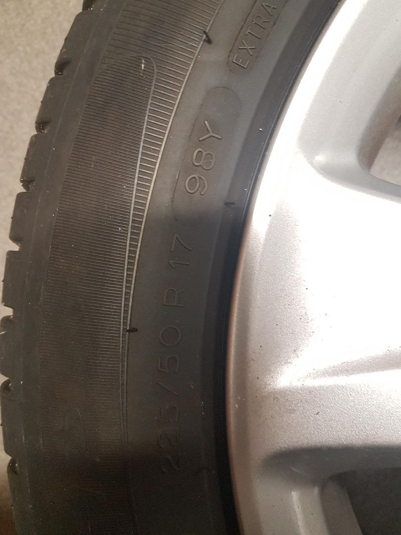 Honda Accord velgenset + Michelin in goede staat