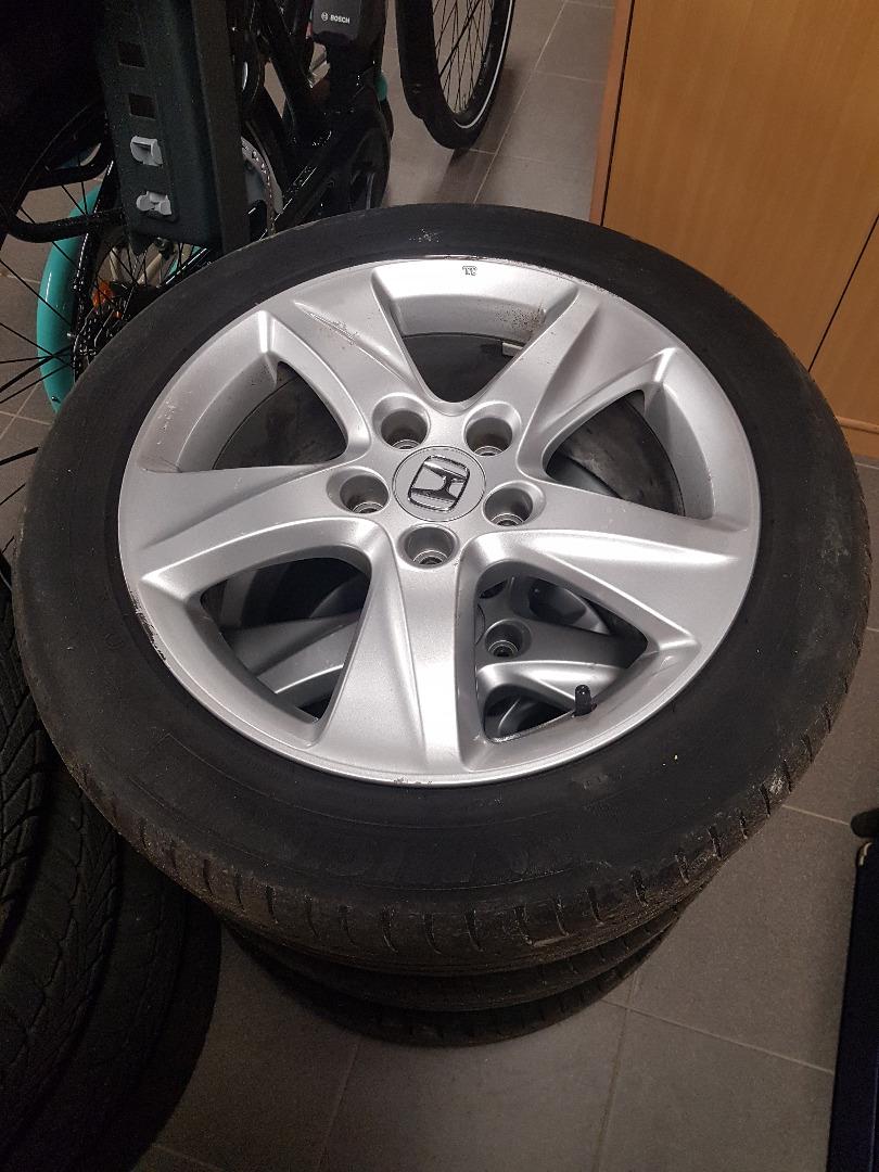 Honda Accord velgenset + Michelin in goede staat