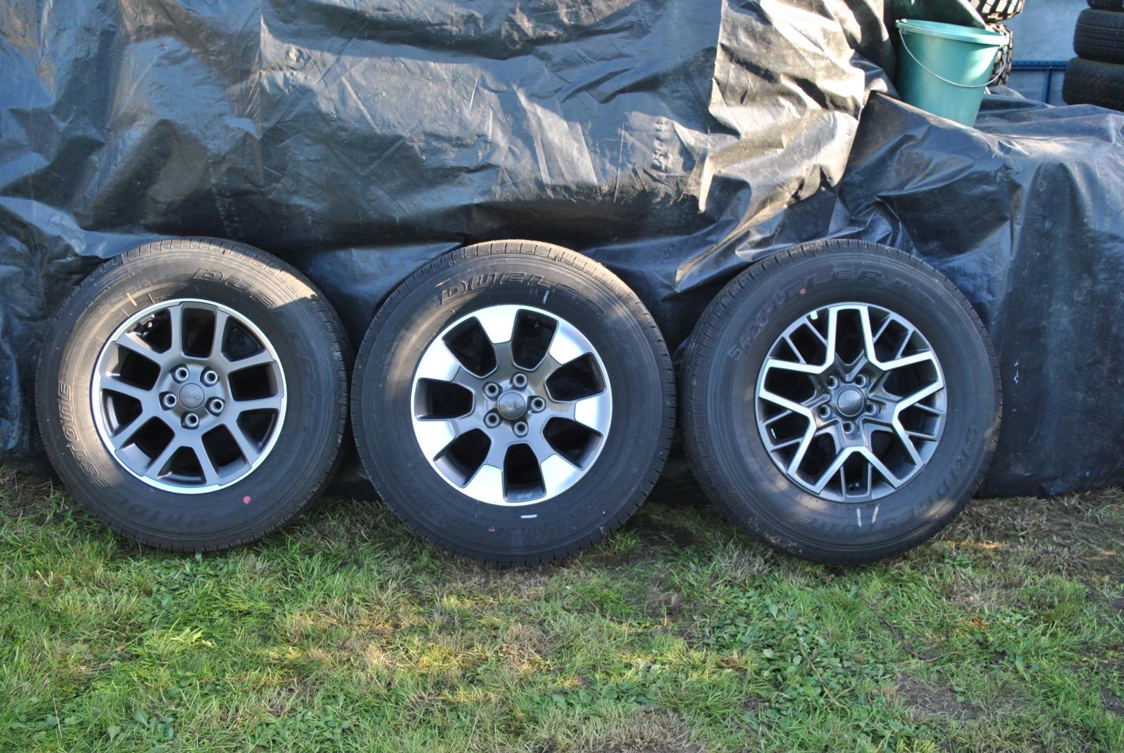 jeep vision wheels 5 stuks met kumho 285/70/17
