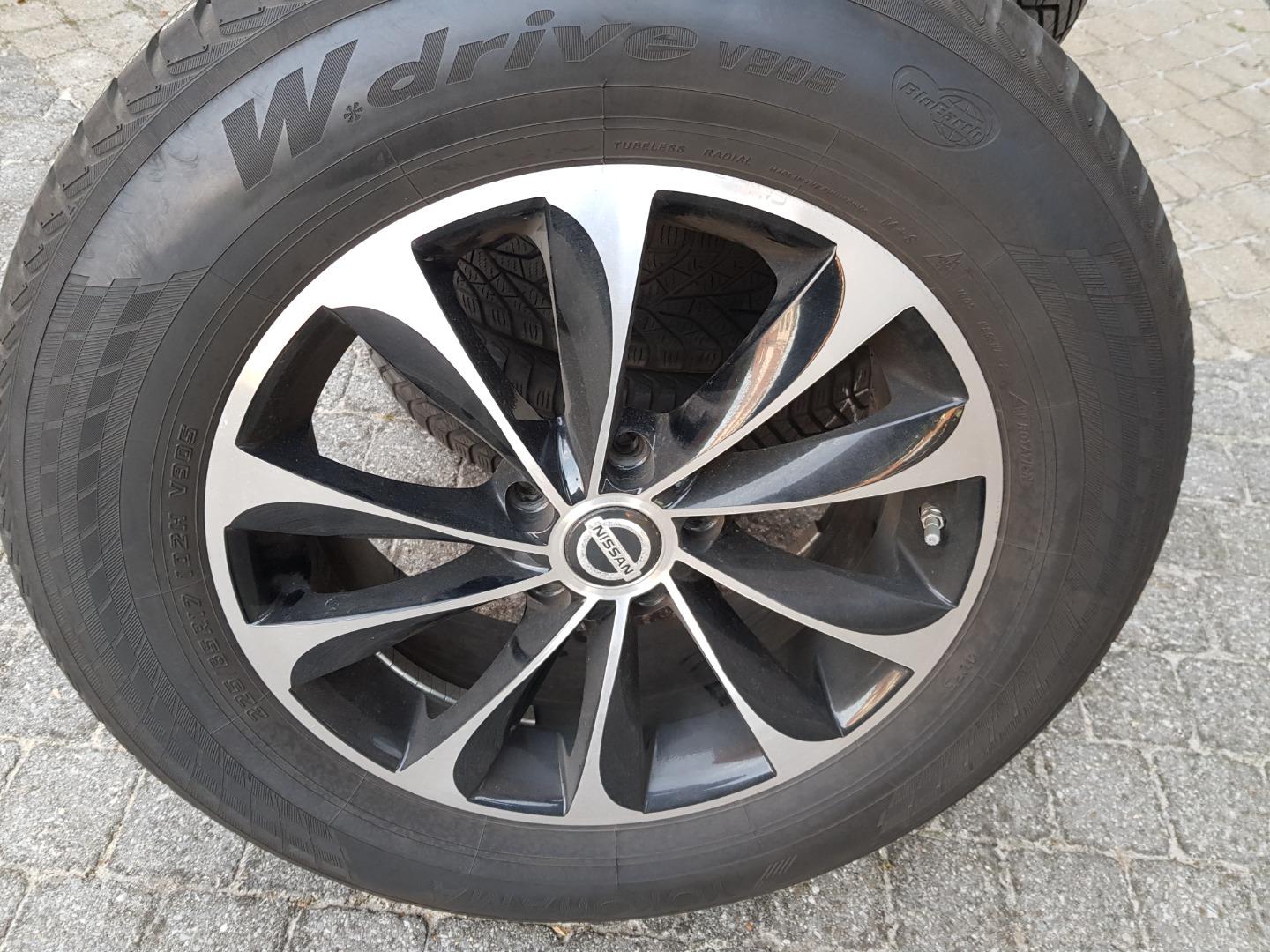 velgen en winterbanden nissan x trail