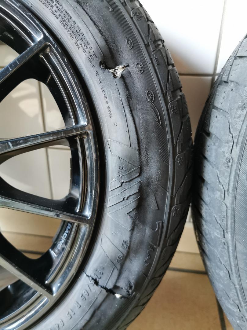 Set van 4 aluminium zwarte velgen