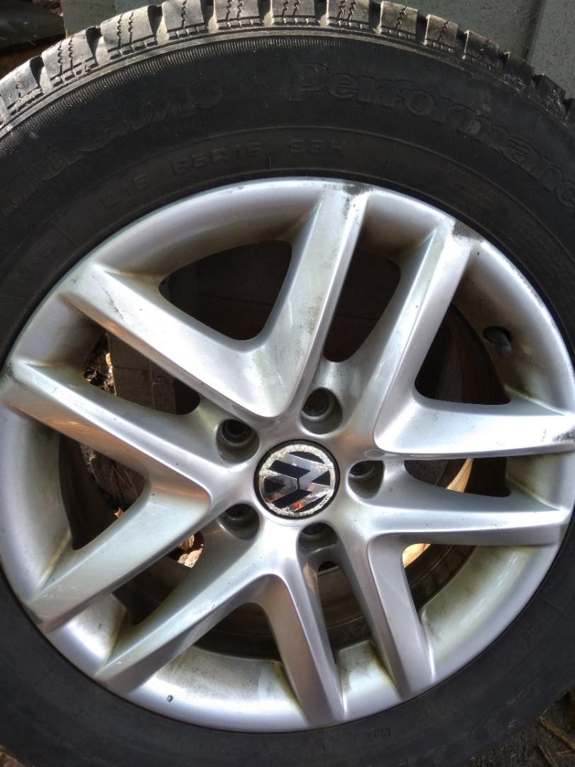 4 Originele VW Tiguan velgen 