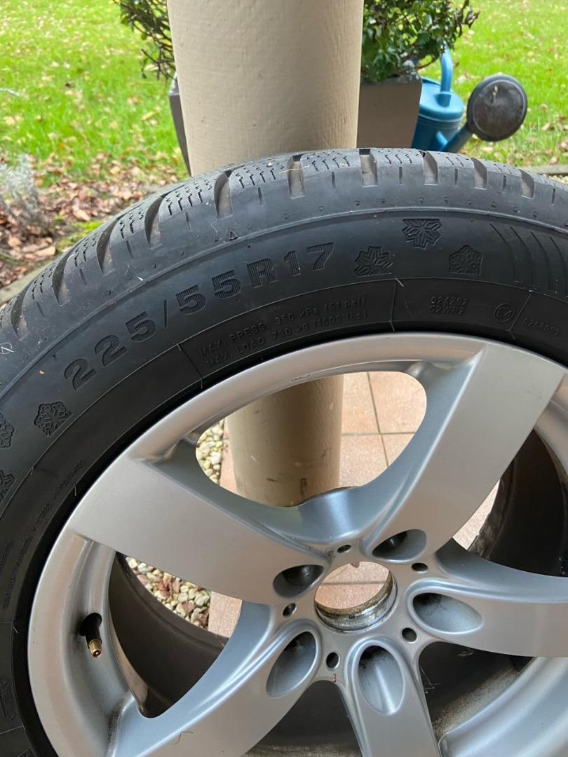 Alu velgen v BMW5 m gratis gebr. winterbanden