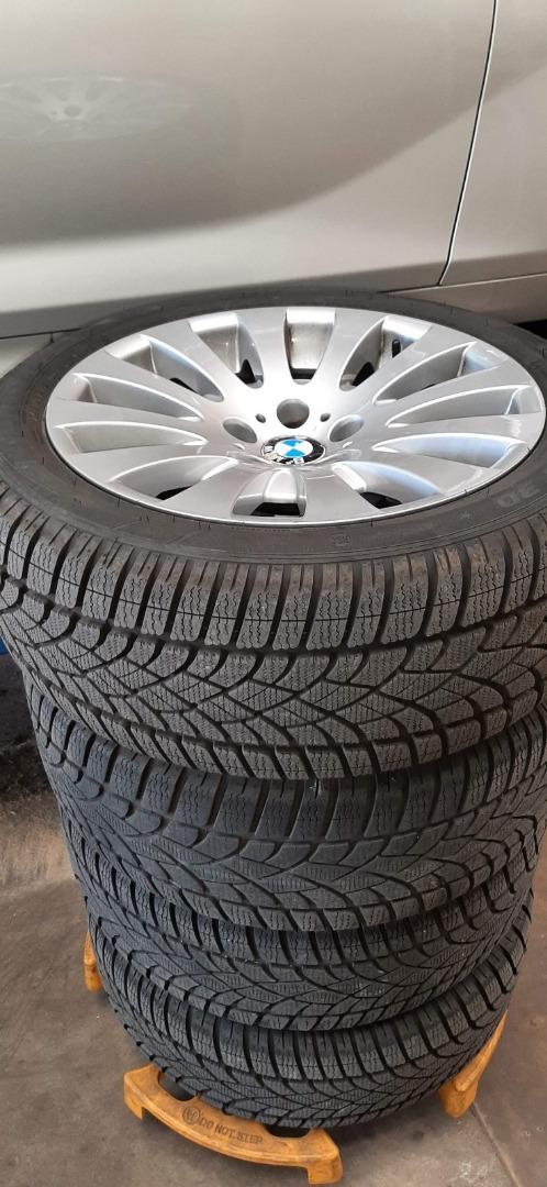 Set BMW velgen met banden Dunlop 245/45R18